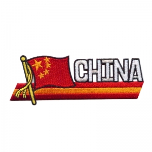 Embroidery Chinese Flag Patches