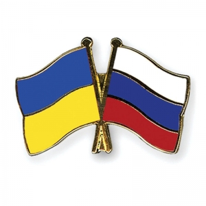 Ukraine & Russia Friendship Pins