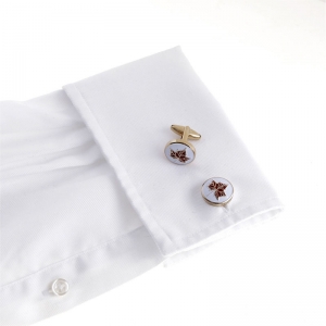 The Maple Leaf Cufflinks for Suit