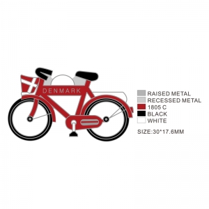 Bicycle Painted Pins