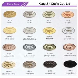 Printed Round Metal Badge