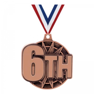 6TH Place Metal Medal