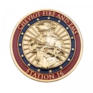 Firefighter Challenge Coins