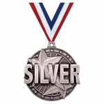 3D Silver Place Medal