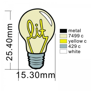 Light Bulb Soft Enamel Pin