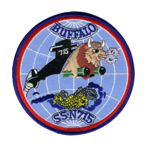 SSN 715 - USS Buffalo Embroidery Patch
