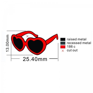 Lolita Glasses Lapel Pin