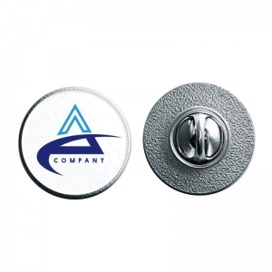 Printed Round Metal Badge